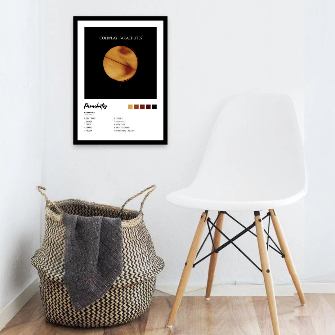 Parachutes - Coldplay Poster