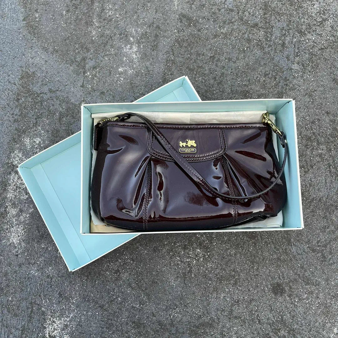 Coach Patent Leather Shoulder Bag