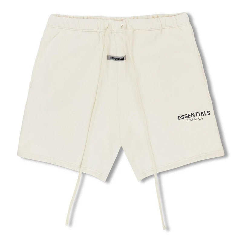 FEAR OF GOD ESSENTIALS Fleece Shorts Buttercream SS20