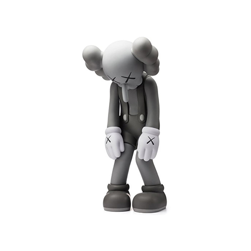 KAWS Small Lie Companion Vinyl Figure Grey Front Image