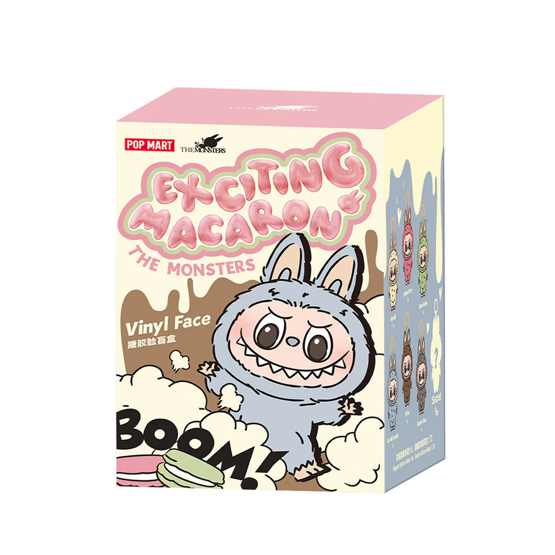 LABUBU 新品 Exciting Macaron 6点セット 保管袋付き POPMART Labubu Macaron Set of 6 THE MONSTERS Exciting