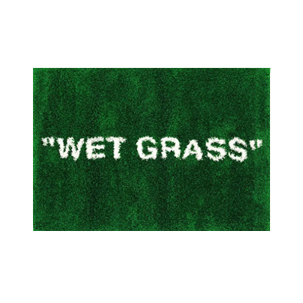 Virgil Abloh x IKEA MARKERAD "WET GRASS" Rug 195x132 CM Green