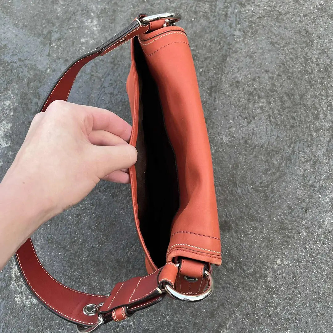 Burnt Orange Coach  Soho Bag