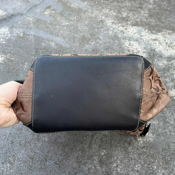 Coach Vintage Signature Canvas Tote Bag
