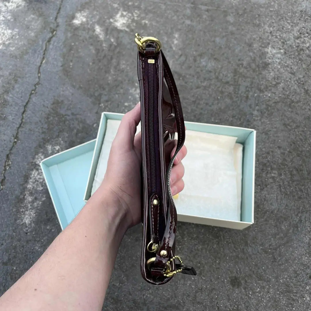 Coach Patent Leather Shoulder Bag