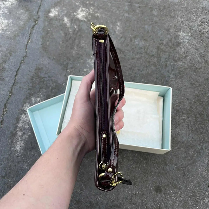 Coach Patent Leather Shoulder Bag