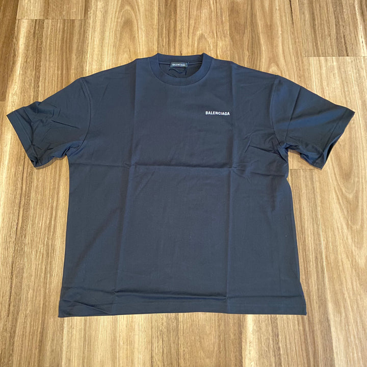 Balenciaga Logo T-Shirt Black (Large)