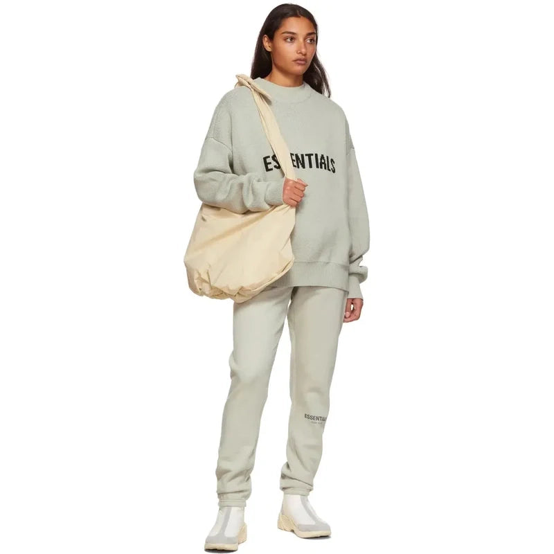 Fear Of God Essentials Knit Sweater SS21 'Concrete'