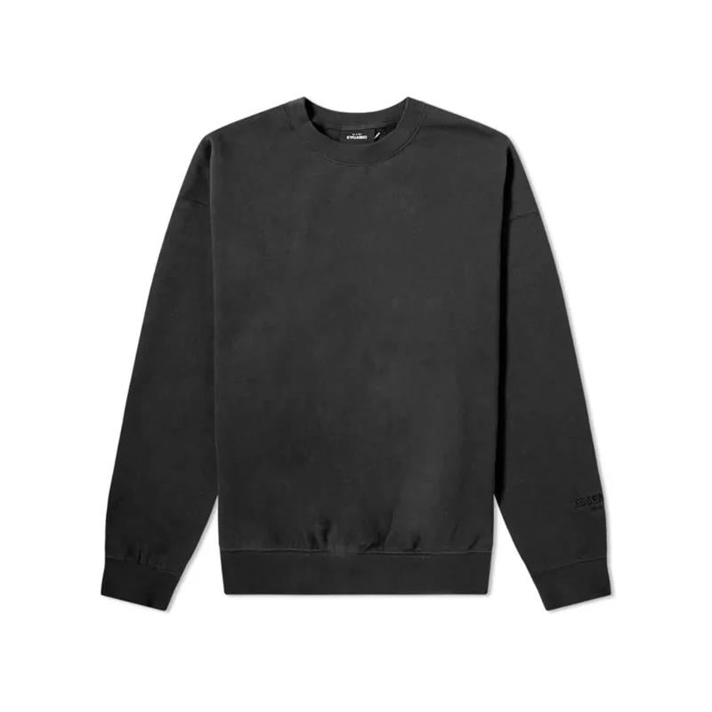 Fear Of God Essentials 3M Logo Black Crewneck SS19 | AHUA
