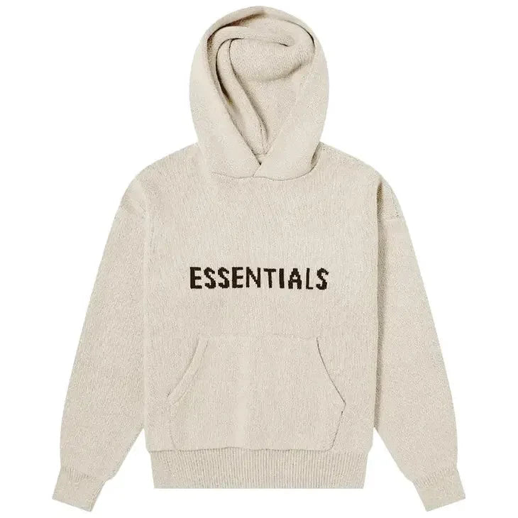 Fear Of God Essentials Knit SS21 Hoodie 'Stone'