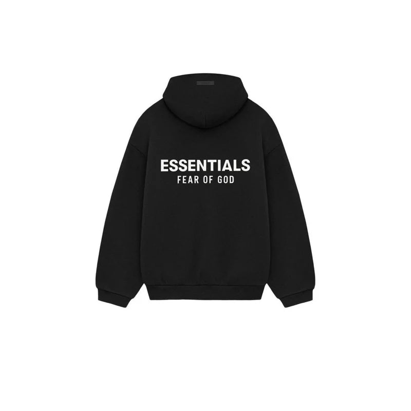 Fear Of God Essentials Pull-Over Hoodie 2024 “Jet Black”