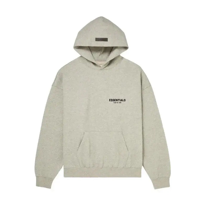 Fear Of God Essentials Pull-Over Hoodie Core 'Dark Oatmeal' 2.0