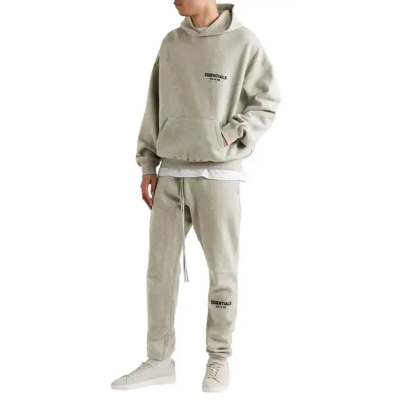 Fear Of God Essentials Pull-Over Hoodie Core 'Dark Oatmeal' 2.0