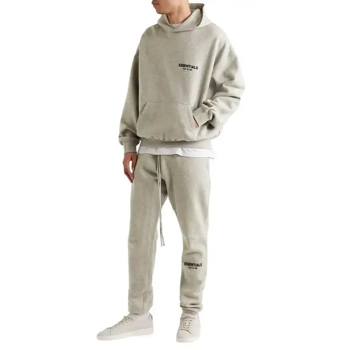 Fear Of God Essentials Pull-Over Hoodie Core 'Dark Oatmeal' 2.0