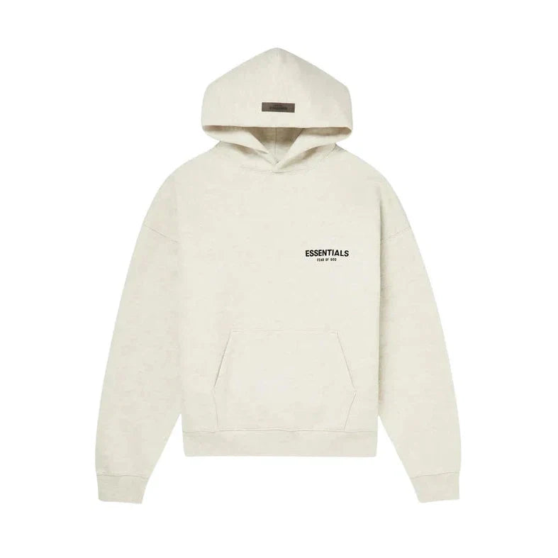 Fear Of God Essentials Pull-Over Hoodie Core 'Light Oatmeal' 2.0