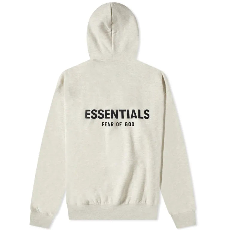 Fear Of God Essentials Pull-Over Hoodie Core 'Light Oatmeal' 2.0