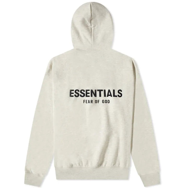 Fear Of God Essentials Pull-Over Hoodie Core 'Light Oatmeal' 2.0