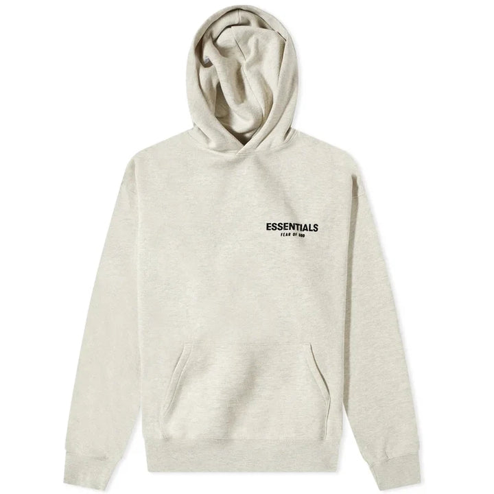 Fear Of God Essentials Pull-Over Hoodie Core 'Light Oatmeal' 2.0