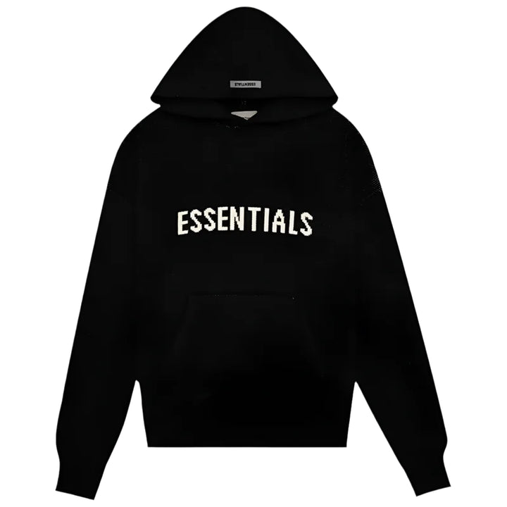 Fear of God Essentials SS21 Knit Hoodie 'Black'