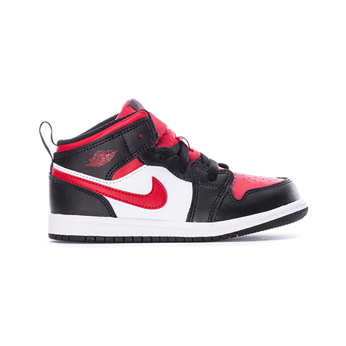 Nike Air Jordan 1 Mid 'Black Fire Red' TD