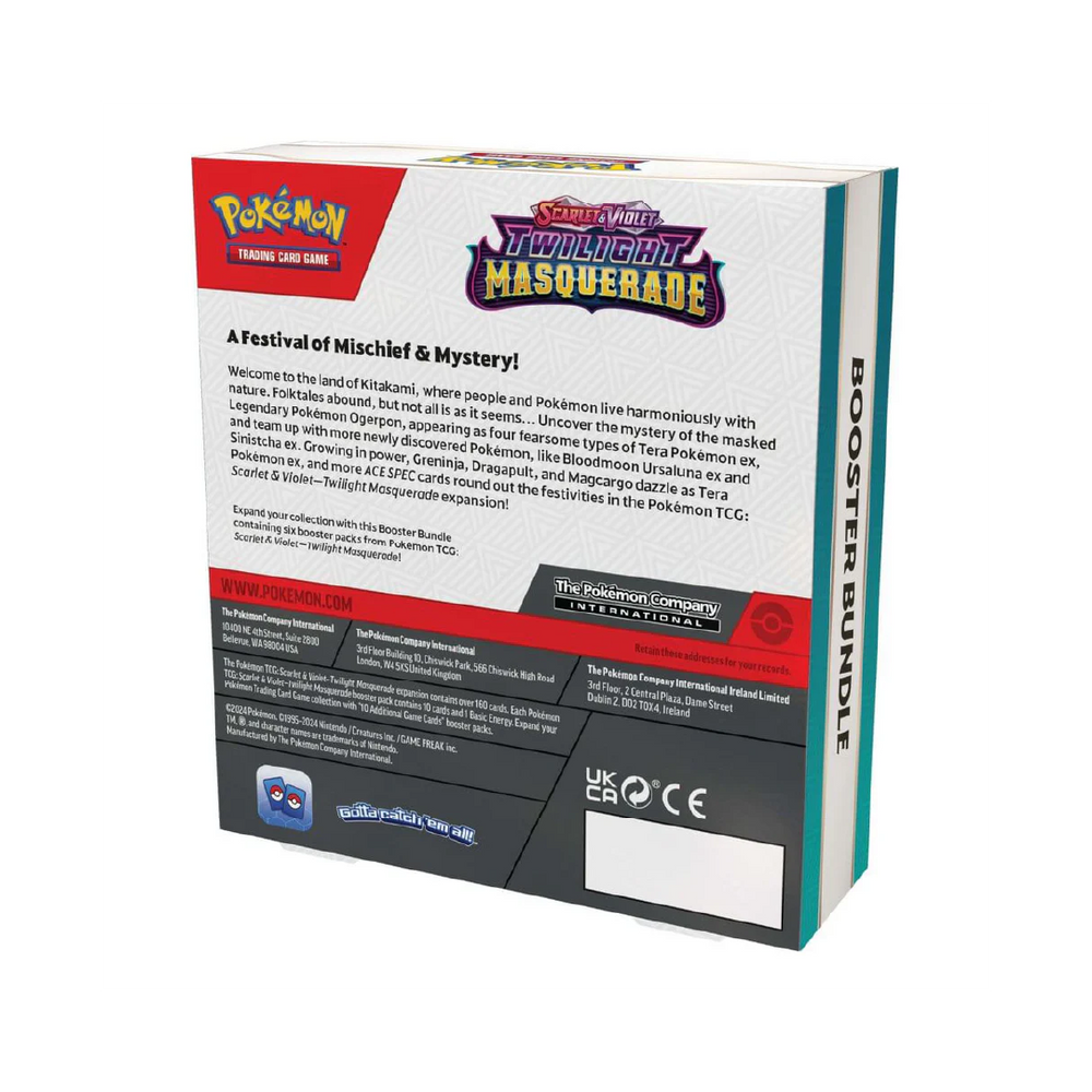 Pokémon TCG Twilight Masquerade SV6 Booster Bundle
