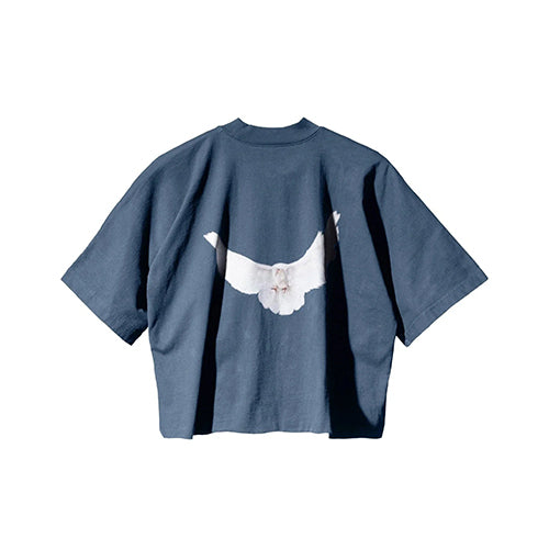 Yeezy Gap Balenciaga Dove No Seam Tee Dark Blue